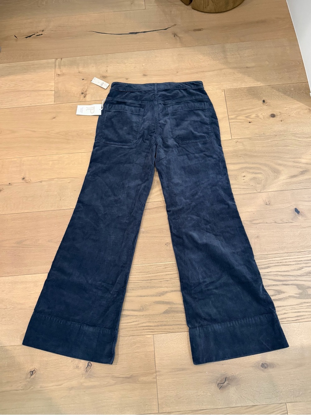 Anthropologie / Pilcro Navy Wide-Leg Corduroy Jeans - Picture 4 of 4